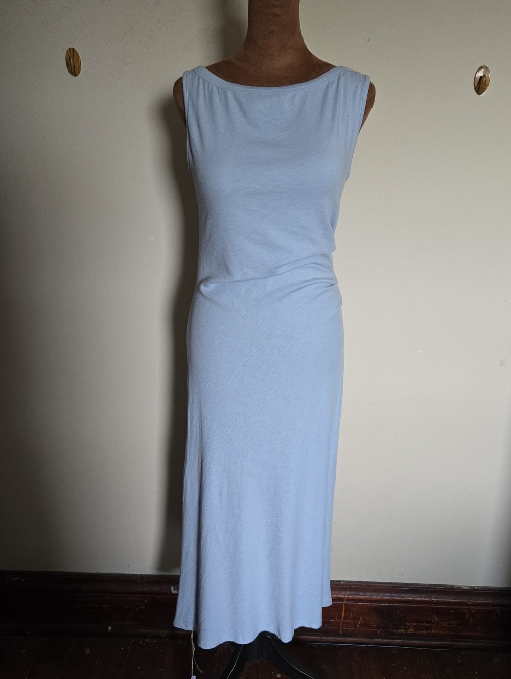 DR51 NWT OGLmove Cooling Ruched Brami Midi Dress Airy Eco-SkinKiss Day to Night